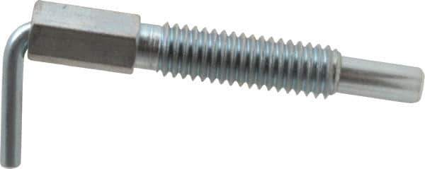 Gibraltar - 3/8-16, 1.18" Thread Length, 1/4" Plunger Diam, 0.75 Lb Init to 3.75 Lb Final End Force, Steel L Handle Plunger - 2" Body Length, 1.31" Length Under Head, Locking Element, 0.56" Plunger Projection - Apex Tool & Supply