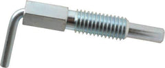 Gibraltar - 1/2-13, 1.1" Thread Length, 0.31" Plunger Diam, 1 Lb Init to 5 Lb Final End Force, Steel L Handle Plunger - 2.11" Body Length, 1-1/4" Length Under Head, 3/4" Plunger Projection - Apex Tool & Supply