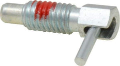 Gibraltar - 3/8-16, 0.62" Thread Length, 1/4" Plunger Diam, 0.25 Lb Init to 1.25 Lb Final End Force, Steel Locking L Handle Plunger - 1.13" Body Length, 3/4" Length Under Head, Locking Element, 0.3" Plunger Projection - Apex Tool & Supply