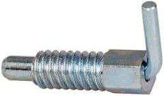 Gibraltar - 1/4-20, 1/2" Thread Length, 0.16" Plunger Diam, 0.12 Lb Init to 0.5 Lb Final End Force, Steel L Handle Plunger - 3/4" Body Length, 1/2" Length Under Head, 0.2" Plunger Projection - Apex Tool & Supply