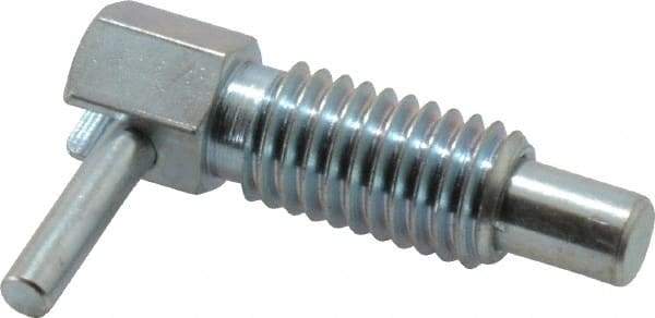 Gibraltar - 1/2-13, 0.85" Thread Length, 0.31" Plunger Diam, 0.5 Lb Init to 2 Lb Final End Force, Steel L Handle Plunger - 1-1/2" Body Length, 1" Length Under Head, 0.4" Plunger Projection - Apex Tool & Supply