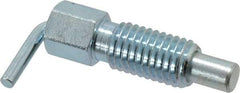 Gibraltar - 5/8-11, 1.07" Thread Length, 0.38" Plunger Diam, 0.75 Lb Init to 2.5 Lb Final End Force, Steel L Handle Plunger - 1.88" Body Length, 1-1/4" Length Under Head, 1/2" Plunger Projection - Apex Tool & Supply