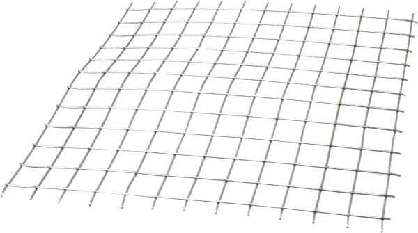 Value Collection - 14 Gage, 0.08 Inch Wire Diameter, 1 x 1 Mesh per Linear Inch, Stainless Steel, Welded Fabric Wire Cloth - 0.92 Inch Opening Width, 12 Inch Wide x 12 Inch Stock Length - Apex Tool & Supply