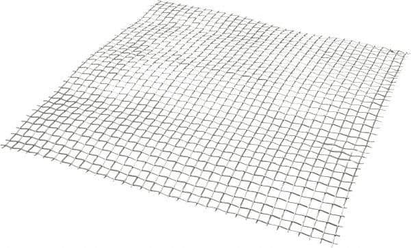 Value Collection - 18 Gage, 0.047 Inch Wire Diameter, 3 x 3 Mesh per Linear Inch, Stainless Steel, Welded Fabric Wire Cloth - 0.287 Inch Opening Width, 12 Inch Wide x 12 Inch Stock Length - Apex Tool & Supply