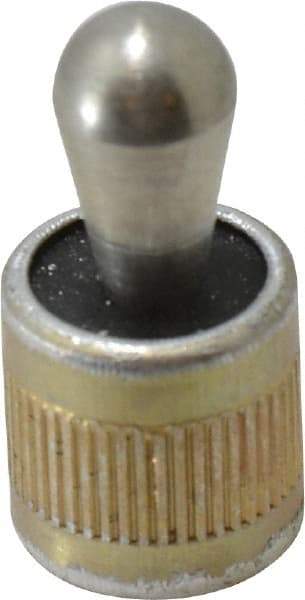 Vlier - 1/2" Body Diam, 0.53" Body Length, 0.31" Nose Diam, 0.51" Nose Length, Spring Locating Pin - 45 Lb Final End Force, Aluminum Body, Alloy Steel Nose - Apex Tool & Supply