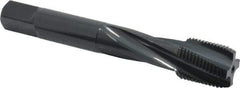 OSG - 5/8-18 UNF 4 Flute 3B Modified Bottoming Spiral Flute Tap - Powdered Metal, Oxide Finish, 3-13/16" OAL, Right Hand Flute, Right Hand Thread, H3, Series 313 - Apex Tool & Supply