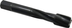 OSG - 5/8-18 UNF 4 Flute 2B Modified Bottoming Spiral Flute Tap - Powdered Metal, Oxide Finish, 3-13/16" OAL, Right Hand Flute, Right Hand Thread, H5, Series 313 - Apex Tool & Supply