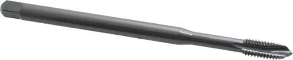 OSG - 3/8-16 UNC 3 Flute H3 Oxide Finish Vanadium High Speed Steel Spiral Point Extension Tap - Plug Chamfer, 6" OAL, 3B Class of Fit - Apex Tool & Supply