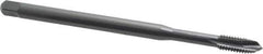 OSG - 3/8-16 UNC 3 Flute H3 Oxide Finish Vanadium High Speed Steel Spiral Point Extension Tap - Plug Chamfer, 6" OAL, 3B Class of Fit - Apex Tool & Supply