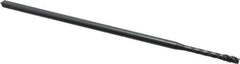 OSG - #10-24 UNC 3 Flute H3 Oxide Finish Vanadium High Speed Steel Spiral Flute Extension Tap - Modified Bottoming Chamfer, 6" OAL, 2B/3B Class of Fit - Apex Tool & Supply