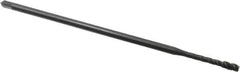 OSG - #10-32 UNF 3 Flute H3 Oxide Finish Vanadium High Speed Steel Spiral Flute Extension Tap - Modified Bottoming Chamfer, 6" OAL, 2B/3B Class of Fit - Apex Tool & Supply