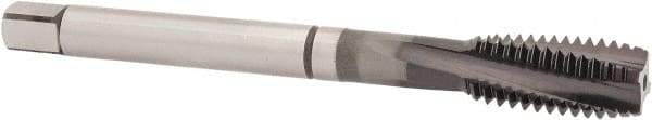 Guhring - 1/2-13 UNC 4 Flute 2BX Modified Bottoming Spiral Flute Tap - Powdered Metal, TiAlN Finish, 110mm OAL, Right Hand Flute, Right Hand Thread, Series 2922 - Apex Tool & Supply