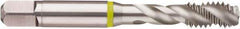 Guhring - M16x2.00 Metric Coarse 3 Flute 6H Modified Bottoming Spiral Flute Tap - Cobalt, Bright Finish, 3-13/16" OAL, Right Hand Flute, Right Hand Thread, Series 3903 - Apex Tool & Supply