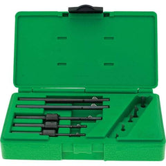 Deburr Master - 5 Piece Power Deburring Tool Set - Includes 1/8 to 1/4" Diam Hole Range Tools - Apex Tool & Supply