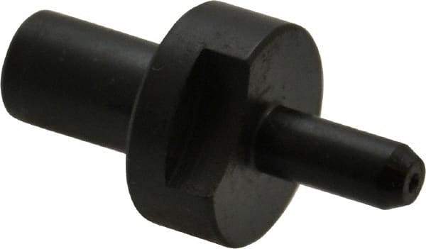 Gibraltar - 0.187" Nose Diam, 7/16" Nose Length, 5/8" Collar Diam, Slip Fit Round Straight Locating Pin - Low Carbon Steel, 5/16" Tail Diam, 1-3/16" OAL, +0.0000" Tolerance - Apex Tool & Supply