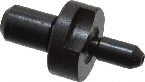 Gibraltar - 0.2026" Nose Diam, 7/16" Nose Length, 5/8" Collar Diam, Slip Fit Round Straight Locating Pin - Low Carbon Steel, 5/16" Tail Diam, 1-3/16" OAL, +0.0000" Tolerance - Apex Tool & Supply