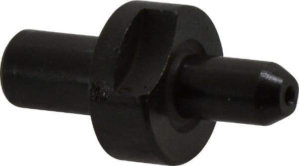 Gibraltar - 0.2495" Nose Diam, 7/16" Nose Length, 5/8" Collar Diam, Slip Fit Round Straight Locating Pin - Low Carbon Steel, 5/16" Tail Diam, 1-3/16" OAL, +0.0000" Tolerance - Apex Tool & Supply