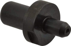 Gibraltar - 0.3115" Nose Diam, 1/2" Nose Length, 7/8" Collar Diam, Slip Fit Round Straight Locating Pin - Low Carbon Steel, 1/2" Tail Diam, 1-1/2" OAL, +0.0000" Tolerance - Apex Tool & Supply