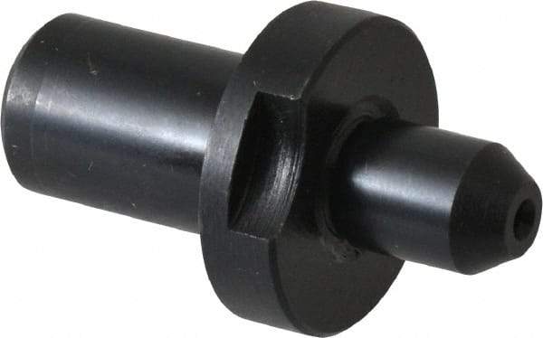 Gibraltar - 0.3584" Nose Diam, 1/2" Nose Length, 7/8" Collar Diam, Slip Fit Round Straight Locating Pin - Low Carbon Steel, 1/2" Tail Diam, 1-1/2" OAL, +0.0000" Tolerance - Apex Tool & Supply