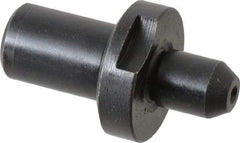 Gibraltar - 0.374" Nose Diam, 1/2" Nose Length, 7/8" Collar Diam, Slip Fit Round Straight Locating Pin - Low Carbon Steel, 1/2" Tail Diam, 1-1/2" OAL, +0.0000" Tolerance - Apex Tool & Supply