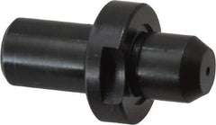 Gibraltar - 0.4834" Nose Diam, 1/2" Nose Length, 7/8" Collar Diam, Slip Fit Round Straight Locating Pin - Low Carbon Steel, 1/2" Tail Diam, 1-1/2" OAL, +0.0000" Tolerance - Apex Tool & Supply