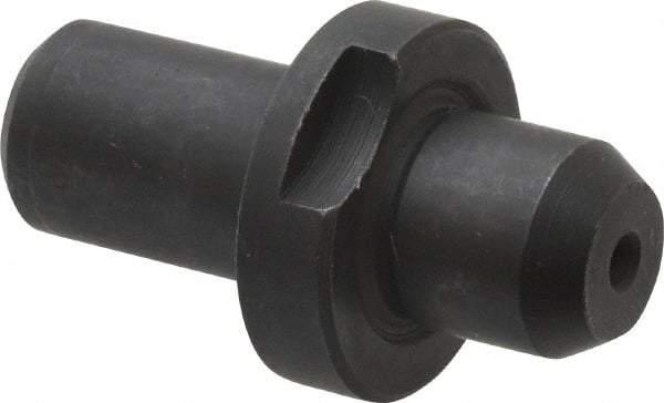 Gibraltar - 0.499" Nose Diam, 1/2" Nose Length, 7/8" Collar Diam, Slip Fit Round Straight Locating Pin - Low Carbon Steel, 1/2" Tail Diam, 1-1/2" OAL, +0.0000" Tolerance - Apex Tool & Supply