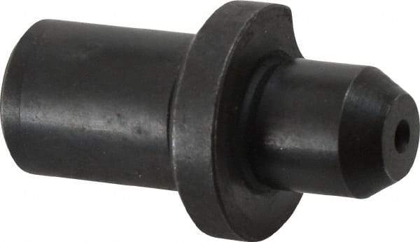 Gibraltar - 0.623" Nose Diam, 11/16" Nose Length, 1-1/8" Collar Diam, Slip Fit Round Straight Locating Pin - Low Carbon Steel, 3/4" Tail Diam, 1-15/16" OAL, +0.0000" Tolerance - Apex Tool & Supply