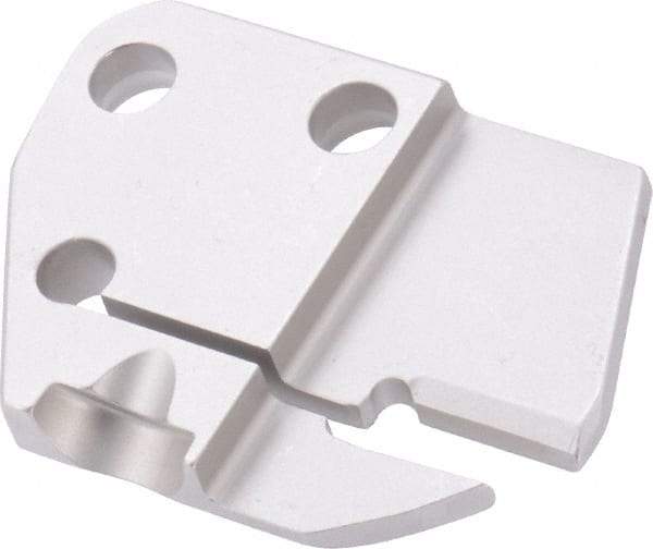 Iscar - Left Hand Cut, 3mm Insert Width, Cutoff & Grooving Support Blade for Indexables - 20mm Max Depth of Cut, 6mm Head Projection - Apex Tool & Supply