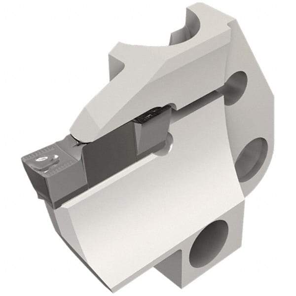 Iscar - 5mm Groove Width, 20mm Max Depth of Cut, Right Hand Cut, HFPAD Indexable Grooving Blade - HFPR/L Insert Style, Series Modular Grip - Apex Tool & Supply