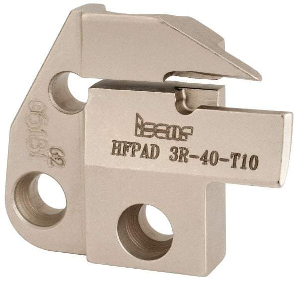 Iscar - 3mm Groove Width, 10mm Max Depth of Cut, Right Hand Cut, HFPAD Indexable Grooving Blade - GRIP, HGN-C, HGN-J, HGN-UT, HGPL Insert Style, Series Modular Grip - Apex Tool & Supply