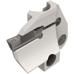 Iscar - 4mm Groove Width, 14mm Max Depth of Cut, Left Hand Cut, HFPAD Indexable Grooving Blade - DGN/DGNC/DGNM-C, DGNM-J/JS/JT, DGN-UT/UA, GRIP, HFPR/L, HGPL Insert Style, Series Modular Grip - Apex Tool & Supply