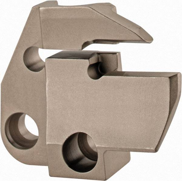 Iscar - 5mm Groove Width, 14mm Max Depth of Cut, Right Hand Cut, HFPAD Indexable Grooving Blade - HFPR/L Insert Style, Series Modular Grip - Apex Tool & Supply