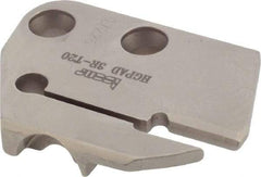 Iscar - Right Hand Cut, 3mm Insert Width, Cutoff & Grooving Support Blade for Indexables - 20mm Max Depth of Cut, 6mm Head Projection - Apex Tool & Supply