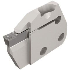 Iscar - Left Hand Cut, 4.76mm Insert Width, Cutoff & Grooving Support Blade for Indexables - 20mm Max Depth of Cut, 6mm Head Projection - Apex Tool & Supply