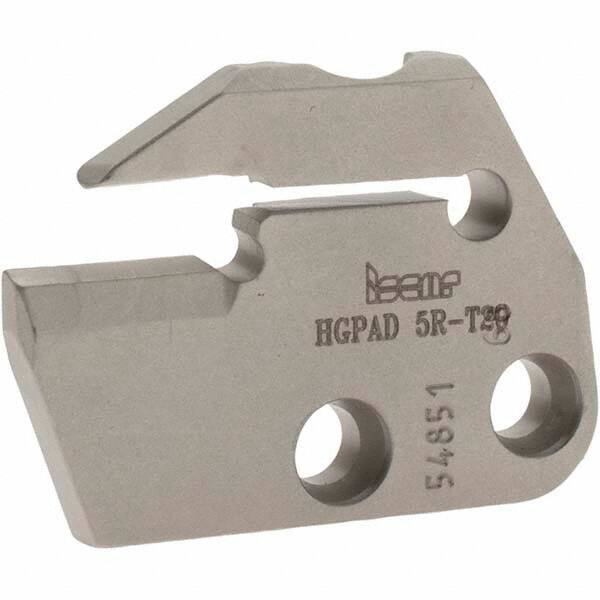 Iscar - Right Hand Cut, 5mm Insert Width, Cutoff & Grooving Support Blade for Indexables - 20mm Max Depth of Cut, 6mm Head Projection - Apex Tool & Supply