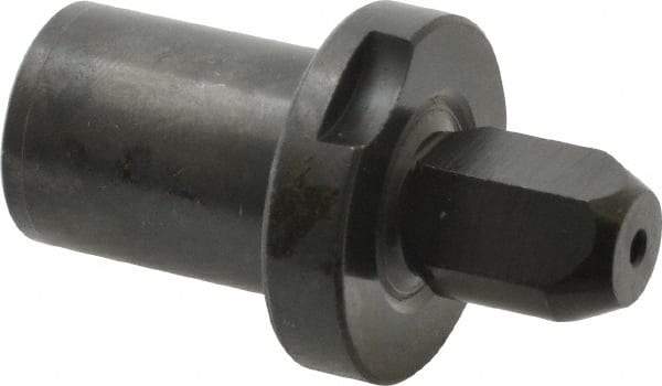Gibraltar - 0.5293" Nose Diam, 11/16" Nose Length, 1-1/8" Collar Diam, Slip Fit Diamond Straight Locating Pin - Low Carbon Steel, 3/4" Tail Diam, 1-15/16" OAL, Relieved, +0.0000" Tolerance - Apex Tool & Supply
