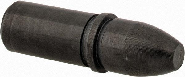Gibraltar - 0.2499" Nose Diam, 1-1/8" Nose Length, 0.28" Collar Diam, Bullet Straight Locating Pin - Steel, 0.2516" Tail Diam, 1/2" Tail Length, 0.907" OAL, +0.0000" Tolerance - Apex Tool & Supply