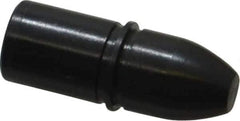 Gibraltar - 0.3749" Nose Diam, 0.187" Nose Length, 0.407" Collar Diam, Bullet Straight Locating Pin - Steel, 0.3766" Tail Diam, 1/2" Tail Length, 1.032" OAL, +0.0000" Tolerance - Apex Tool & Supply