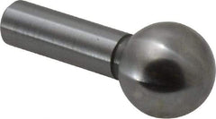 Gibraltar - 3/8" Ball Diam, 3/16" Shank Diam, Steel Inspection Tooling Ball - Press-Fit Shank, 3/4" Ball Center to Shank Bottom - Apex Tool & Supply