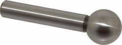 Gibraltar - 1/2" Ball Diam, 1/4" Shank Diam, Steel Inspection Tooling Ball - Slip-Fit Shank, 1-1/2" Ball Center to Shank Bottom - Apex Tool & Supply