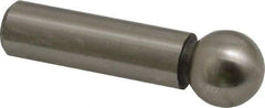 Gibraltar - 1/2" Ball Diam, 3/8" Shank Diam, Steel Inspection Tooling Ball - Slip-Fit Shank, 1-1/2" Ball Center to Shank Bottom - Apex Tool & Supply