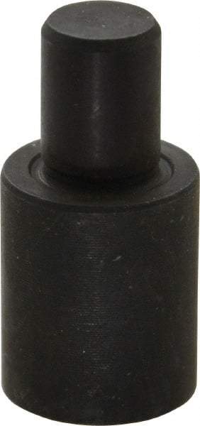 Gibraltar - 1-1/4" OAL, 3/4" Head Height, 5/8" OD, Hardened Steel, Ground, Press Fit Rest Button - Black Oxide Coating, 3/8" Pin Diam, 1/2" Long Pin - Apex Tool & Supply