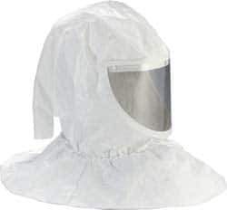 3M - Universal Size, PAPR/SAR Compatible Hood - White - Apex Tool & Supply