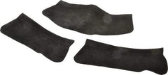 3M - Leather Helmet Throat for PAPR/SAR Headgear - Black, Compatible with Speedglas Helmets - Apex Tool & Supply