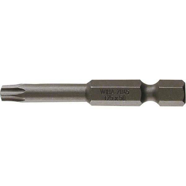 Wiha - T10 Power Bit - 1/4" Drive, 2" OAL - Apex Tool & Supply