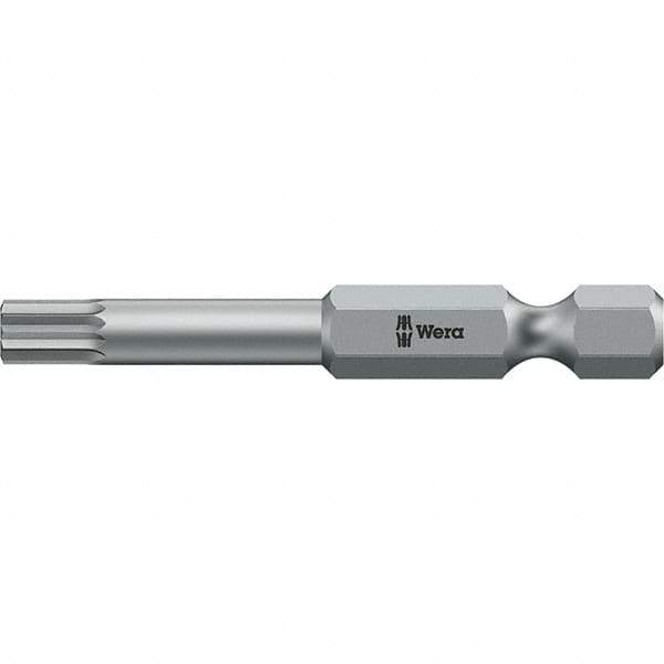 Wera - #10 Multi-Point Socket Insert Screwdriver Bit - 2" OAL - Apex Tool & Supply