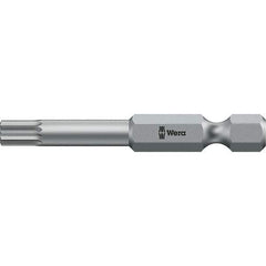 Wera - #10 Multi-Point Socket Insert Screwdriver Bit - 2" OAL - Apex Tool & Supply
