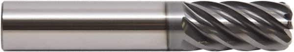 M.A. Ford - 1/2", 7 Flute, Single End, Solid Carbide, 0.015" Corner Radius End Mill - 3" OAL, 38° Helix, Right Hand Flute, 5/8" LOC, Right Hand Cut - Apex Tool & Supply