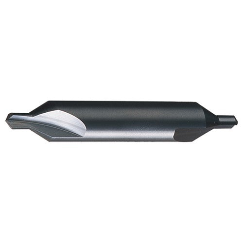 ‎#4 × 2-1/8″ OAL 60 Degree HSS Plain Center Drill Bright - Exact Industrial Supply