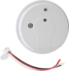 Kidde - 5.6 Inch Diameter, AC Wire In 120 Volt Smoke Alarm - 85 dB Decibel Rating, 9V Battery Included, Wall or Indicating Light, Tamper Resistant, Interconnectable - Apex Tool & Supply